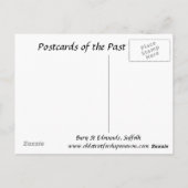 古いポストカード – Bury St Edmunds, Suffolk ポストカード (裏面)