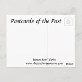 古いポストカード – Buxton Road, Derby ポストカード (裏面)