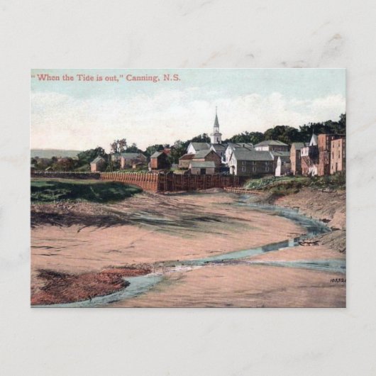古いポストカード – Canning Nova Scotia,カナダ ポストカード (正面)