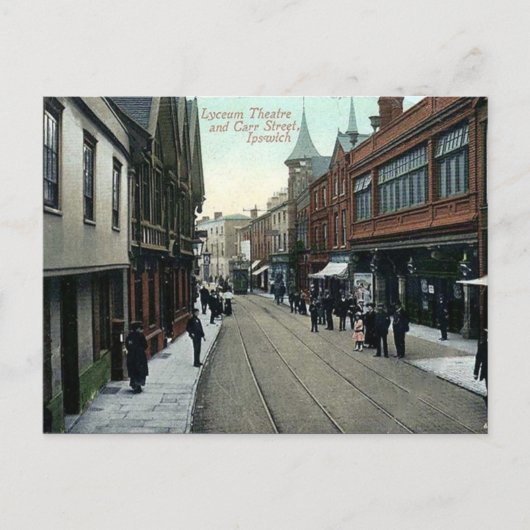 古いポストカード – Carr St, Ipswich, Suffolk ポストカード (正面)