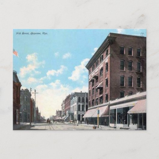 古いポストカード – Cheyenne, Wyoming ポストカード (正面)