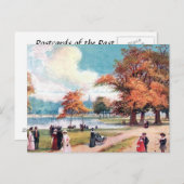 古いポストカード – Clapham Common,ロンドン ポストカード (正面/裏面)