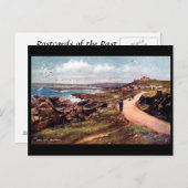 古いポストカード – Cobo Bay、Guernsey、Channel Islands ポストカード (正面/裏面)