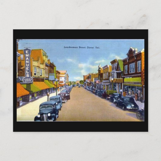 古いポストカード – Dover, Delaware ポストカード (正面)