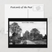 古いポストカード – Emmanuel College, Cambridge ポストカード (正面/裏面)