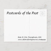 古いポストカード – Erie、ペンシルバニア州 ポストカード (裏面)