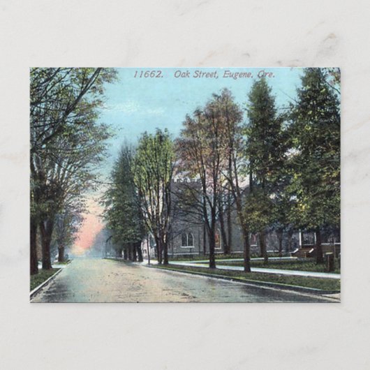 古いポストカード – Eugene, Oregon ポストカード (正面)