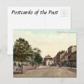 古いポストカード – Evesham, Worcestershire ポストカード (正面/裏面)