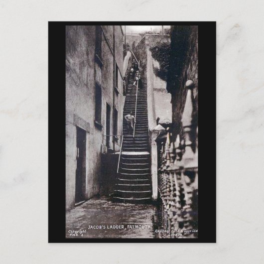 古いポストカード – Falmouth, Cornwall ポストカード (正面)