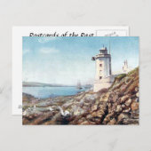 古いポストカード – Falmouth, Cornwall ポストカード (正面/裏面)