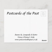 古いポストカード – Firenze (フィレンツェ), Italia ポストカード (裏面)