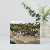 古いポストカード – Fowey, Cornwall, England ポストカード (スタンド正面)