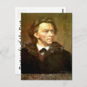 古いポストカード – Frederic Chopin ポストカード (正面/裏面)