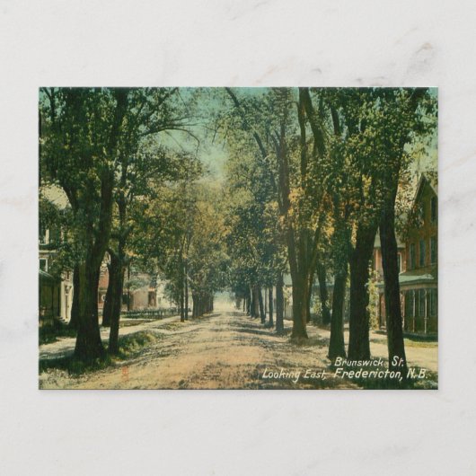 古いポストカード – Fredericton, New Brunswick ポストカード (正面)