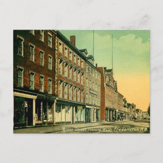 古いポストカード – Fredericton, New Brunswick ポストカード (正面)