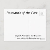 古いポストカード – Fredericton, New Brunswick ポストカード (裏面)