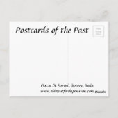 古いポストカード – Genova, Italia ポストカード (裏面)