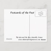 古いポストカード – Grenoble, France ポストカード (裏面)