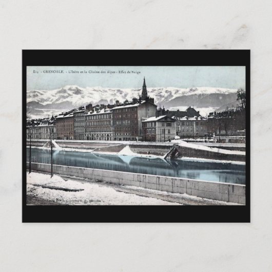 古いポストカード – Grenoble, France ポストカード (正面)