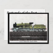 古いポストカード – GWRエンジンペンデニス城 ポストカード (正面/裏面)