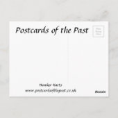 古いポストカード – Hawker Harts ポストカード (裏面)