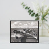 古いポストカード – Heinkel He-70s. ポストカード (スタンド正面)