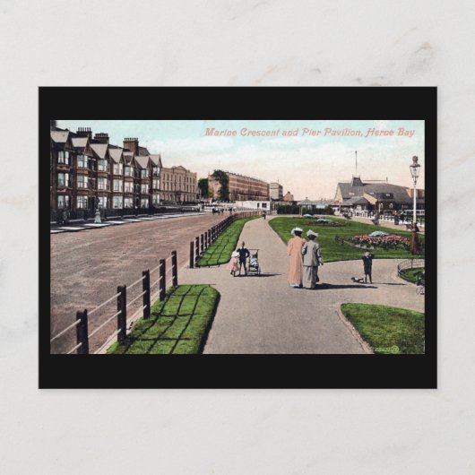 古いポストカード – Herne Bay, Kent ポストカード (正面)