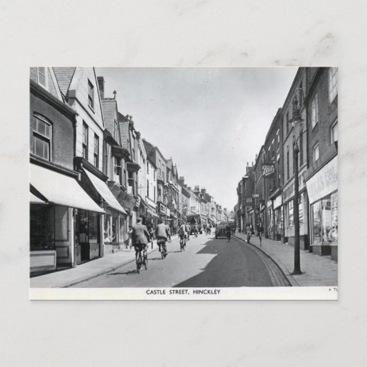 古いポストカード – HInckley, Leicestershire ポストカード (正面)