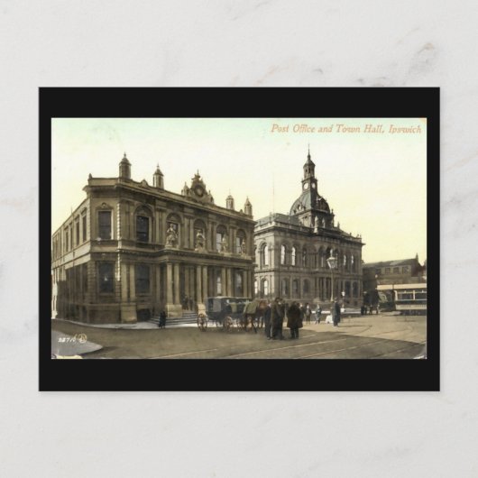古いポストカード – Ipswich, Suffolk ポストカード (正面)