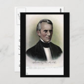 古いポストカード – James K Polk米国大統領 ポストカード (正面/裏面)