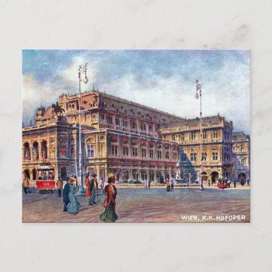 古いポストカード – K K Hofoper, Wien ポストカード (正面)