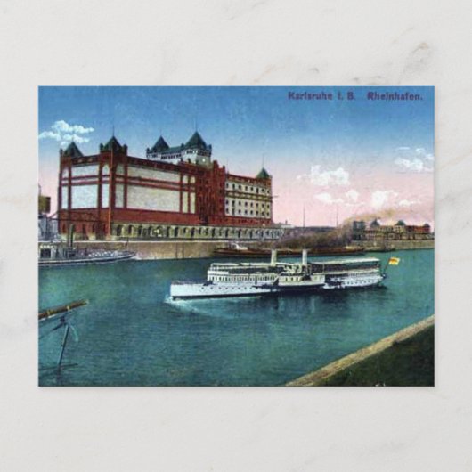 古いポストカード – Karlsruhe，ドイツ ポストカード (正面)