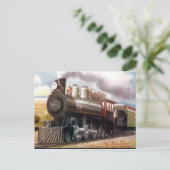 古いポストカード - "Katy Flyer" ポストカード (スタンド正面)