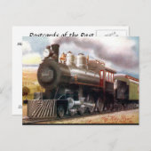 古いポストカード - "Katy Flyer" ポストカード (正面/裏面)