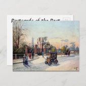 古いポストカード – Kew Gardens, London ポストカード (正面/裏面)