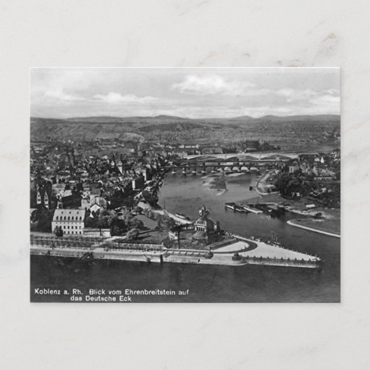 古いポストカード – Koblenz，ドイツ ポストカード (正面)