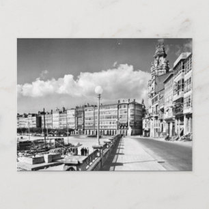 古いポストカード – La Coruna，スペイン ポストカード