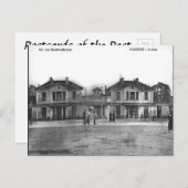 古いポストカード – La Gare, Chaumont, Haute Marne ポストカード (正面/裏面)