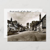 古いポストカード – Lacock, Wiltshire，イギリス ポストカード (正面/裏面)