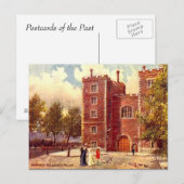 古いポストカード – Lambeth Palace，ロンドン ポストカード (正面/裏面)