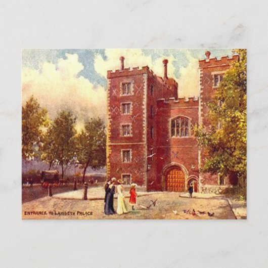 古いポストカード – Lambeth Palace，ロンドン ポストカード (正面)