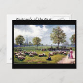 古いポストカード – Leighton Buzzard, Bedfordshire ポストカード (正面/裏面)