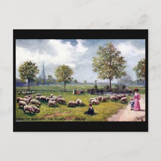 古いポストカード – Leighton Buzzard, Bedfordshire ポストカード (正面)