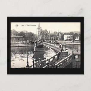 古いポストカード – Liege, La Passrelle ポストカード