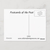 古いポストカード – Lions ポストカード (裏面)