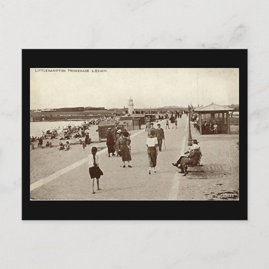 古いポストカード – Littlempton, Sussex ポストカード (正面)