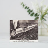 古いポストカード – LNER "Silver Link" at Kings Cross ポストカード (スタンド正面)