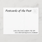 古いポストカード – Lockport, NY, USA ポストカード (裏面)