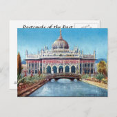 古いポストカード – Lucknow，インド ポストカード (正面/裏面)