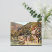 古いポストカード – Lynmouth, Devon ポストカード (スタンド正面)